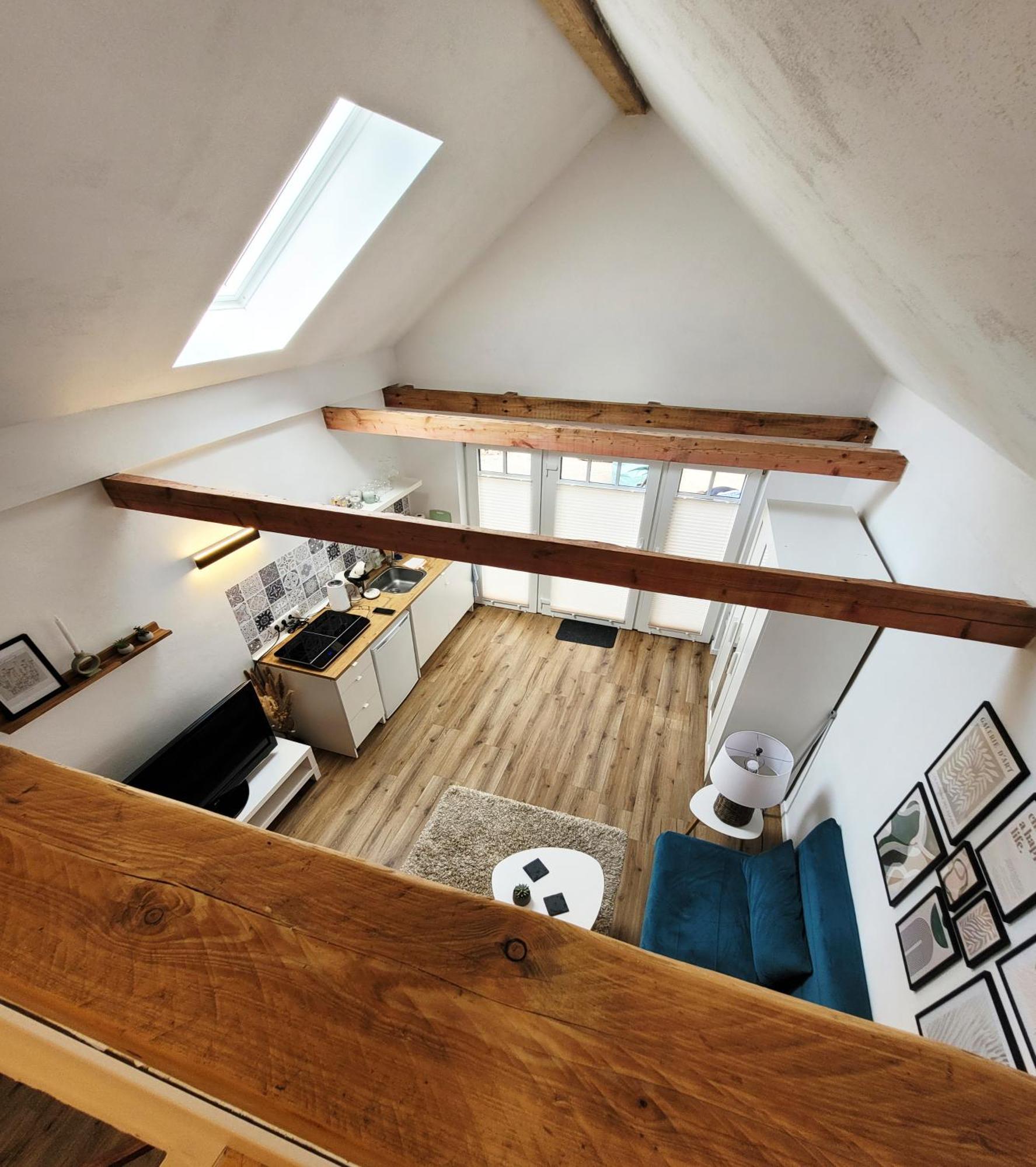 Modernes 1-Zimmer-Apartment Mit Galerie-Schlafkoje Im Skandinavischen Stil Ostenfeld  Экстерьер фото