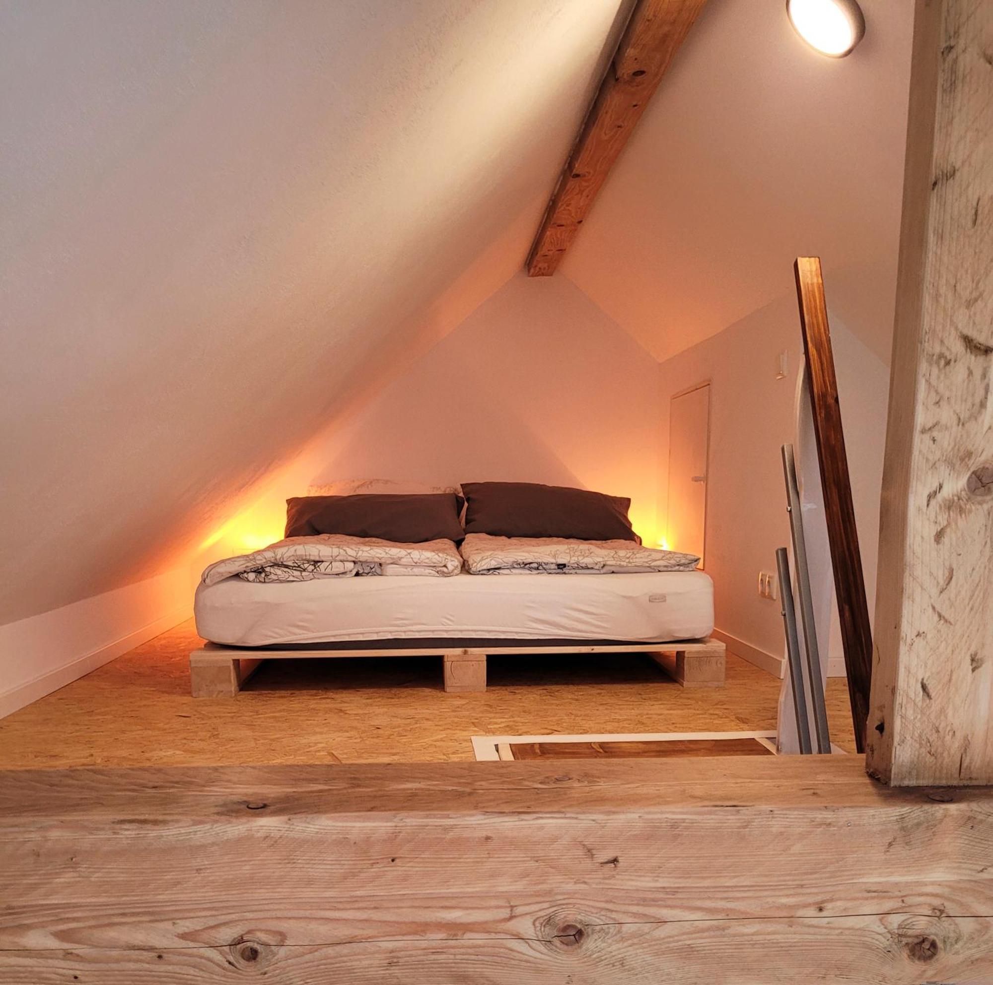 Modernes 1-Zimmer-Apartment Mit Galerie-Schlafkoje Im Skandinavischen Stil Ostenfeld  Экстерьер фото
